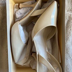 Marc Fisher Hadya Slingback Pump Ivory Size 6.5